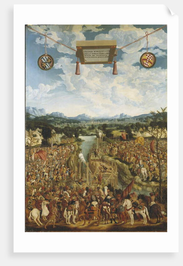 Manlius Torquatus Fighting a Gaul by Ludwig Refinger