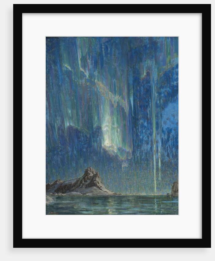 Northern Lights. Study from North Norway by Anna Katarina Boberg