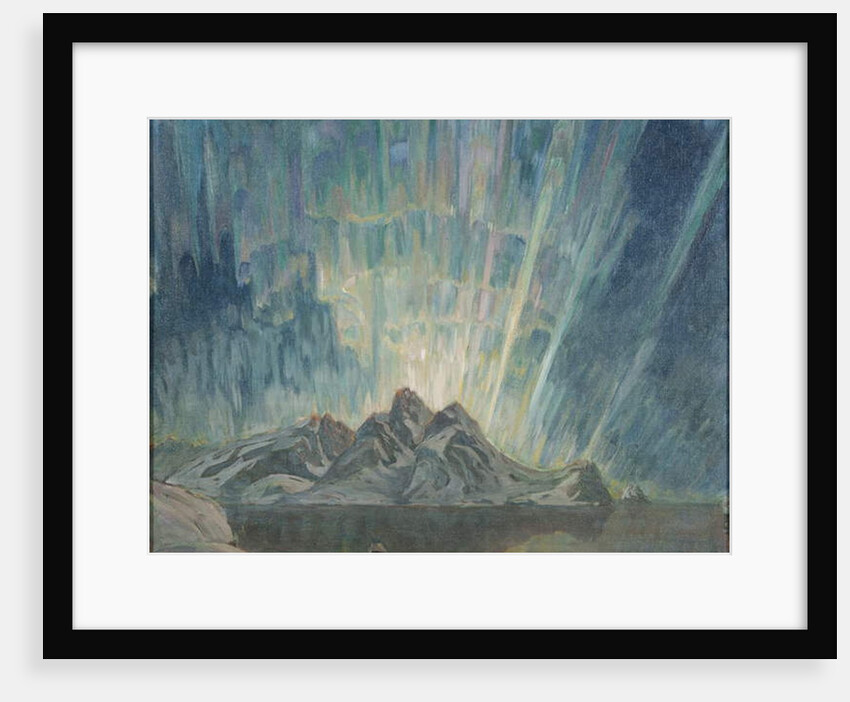 Northern Lights. Study from North Norway by Anna Katarina Boberg