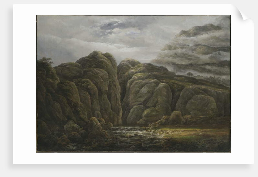 Norwegian Mountain Landscape, 1819 by Johan Christian Dahl