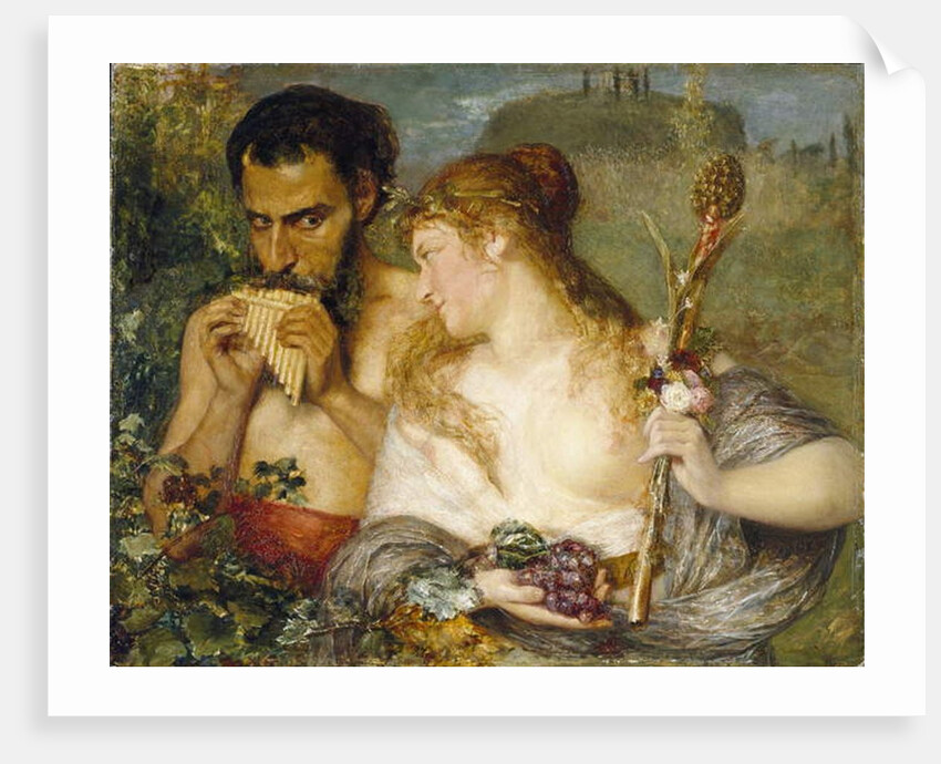 Nymph and Faun, 1878 by Ernst Josephson