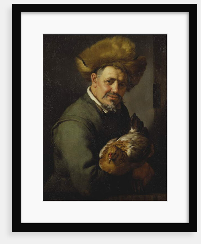 Old Man with a Hen, 1630 by Hendrick Bloemaert