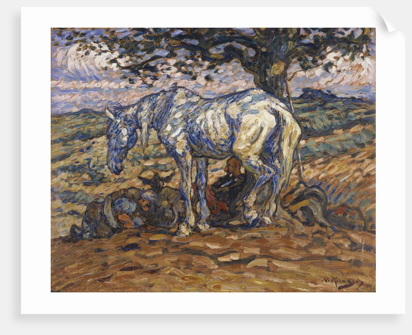 Don Quihote's Horse Rosinante, 1911 by Nils Kreuger