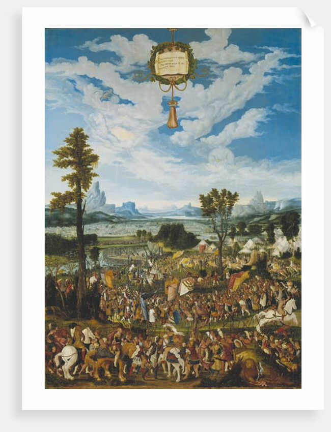 Horatius Cocles Stopping King Porsenna's Army outside Rome by Ludwig Refinger