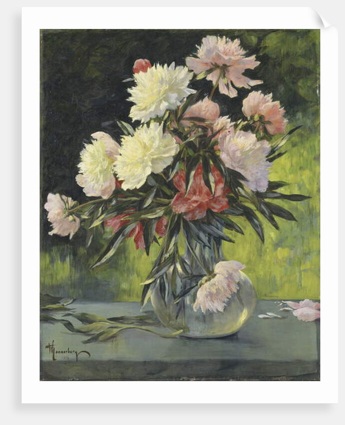 Peonies, 1898 by Gunnar Gunnarson Wennerberg