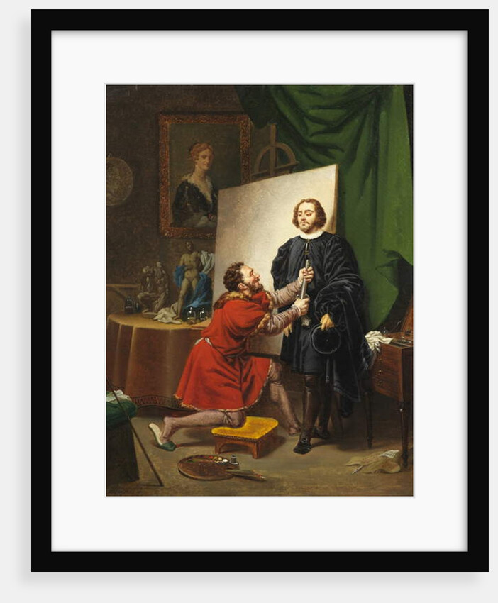 Pietro Aretino in the Studio of Tintoretto, 1822 by Pierre-Nolasque Bergeret