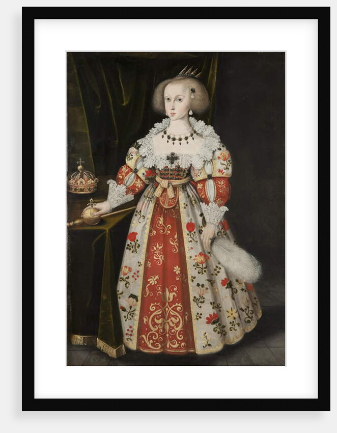 Queen Kristina as a Child, c.1635-40 by Jacob Heinrich Elbfas