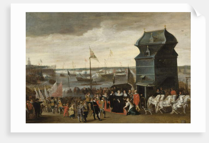 Queen Marie de Medici Disembarking in Antwerp, 1632 by Matheus Vroom