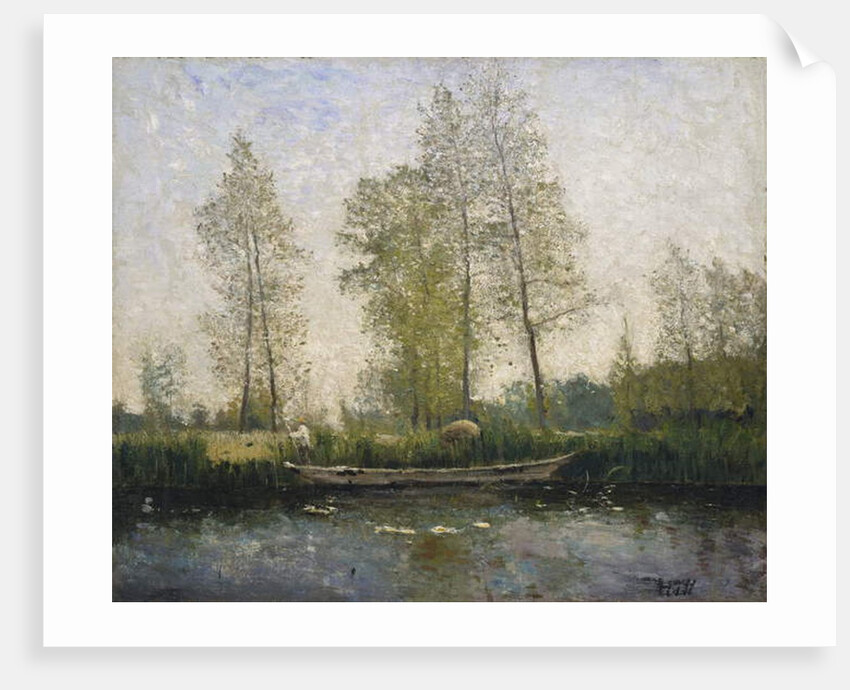 Seine. Motif from St Germain, 1877 by Carl Fredrik Hill