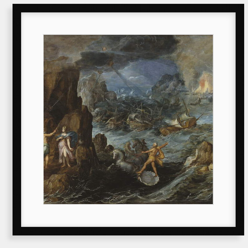 Shipwreck of the Greek Fleet on the Voyage Home from Troy, c.1585-90 by Joos or Josse de The Younger Momper