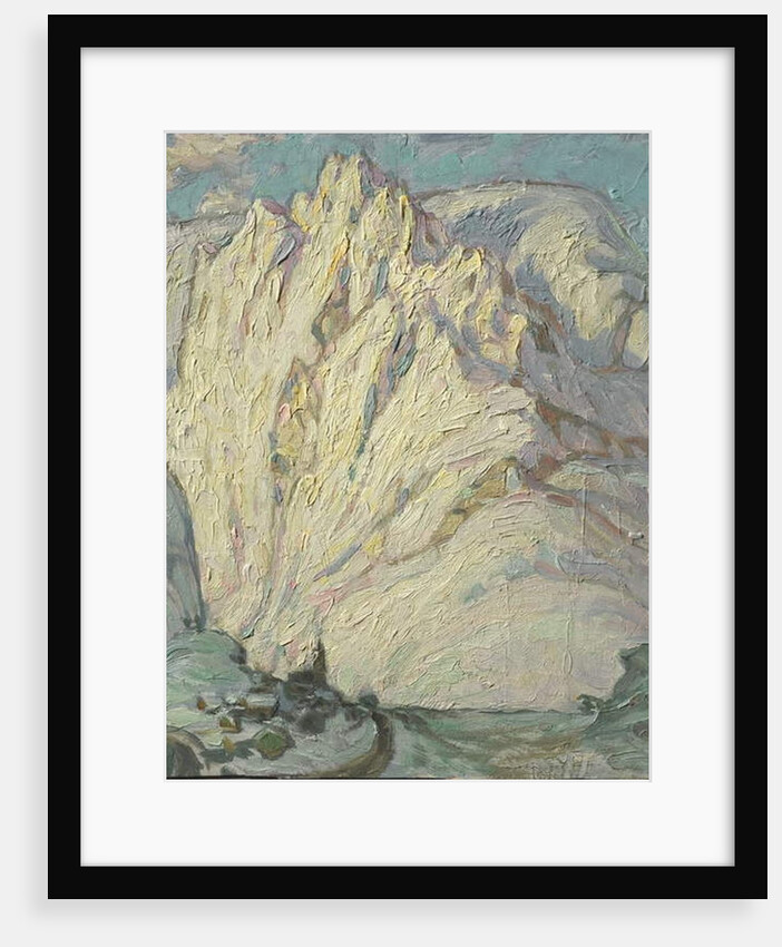 Snowy Mountains. Study from Lofoten, 1930 by Anna Katarina Boberg