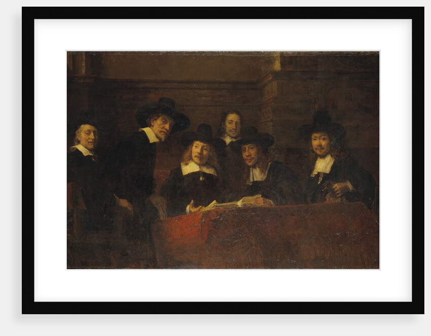 Staalmeesters, After Rembrandt, 1876-77 by Ernst Josephson