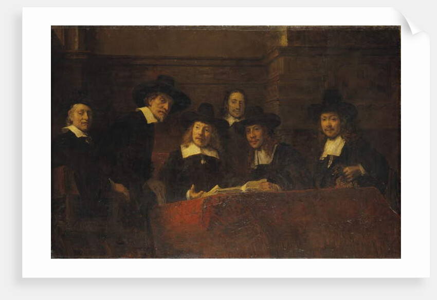 Staalmeesters, After Rembrandt, 1876-77 by Ernst Josephson