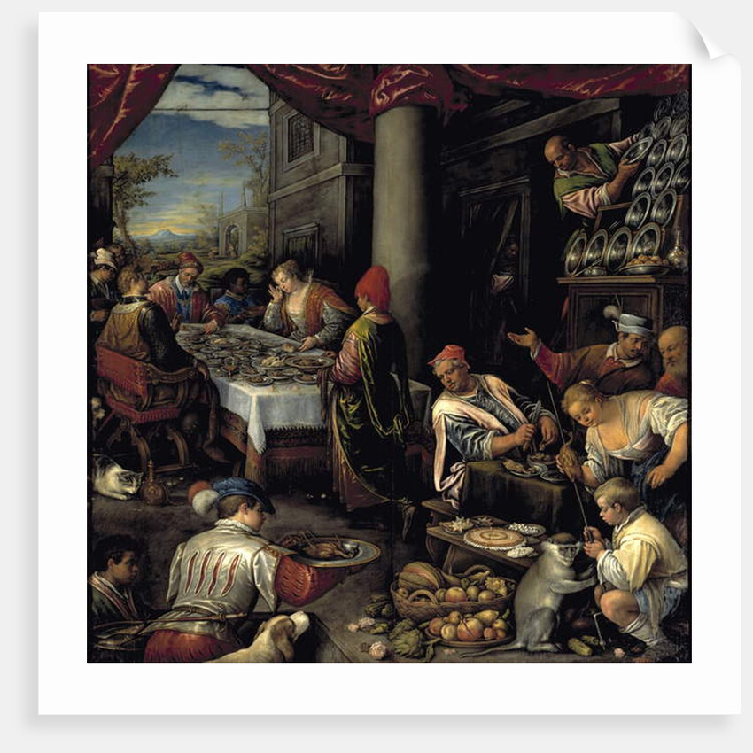 The Feast of Anthony and Cleopatra by Leandro da Ponte Bassano