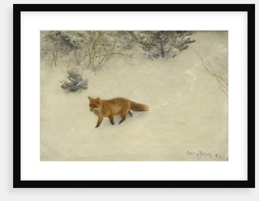 The Fox, 1893 by Bruno Andreas Liljefors