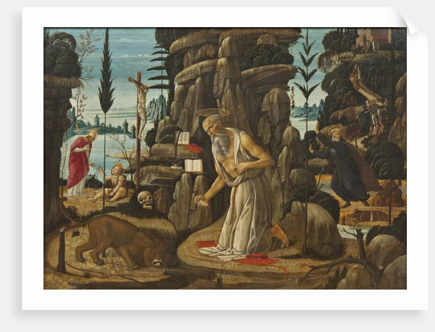 The Penitent St Jerome by Jacopo del Sellaio