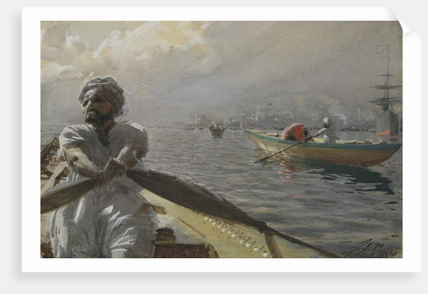 Turkish Boatman in the Constantinople Harbour, 1886 by Anders Leonard Zorn