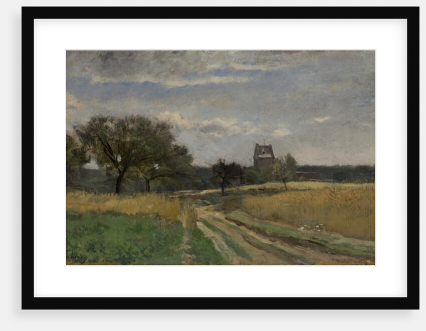 Landscape along a Country Road, c.1878 by Charles Francois Daubigny