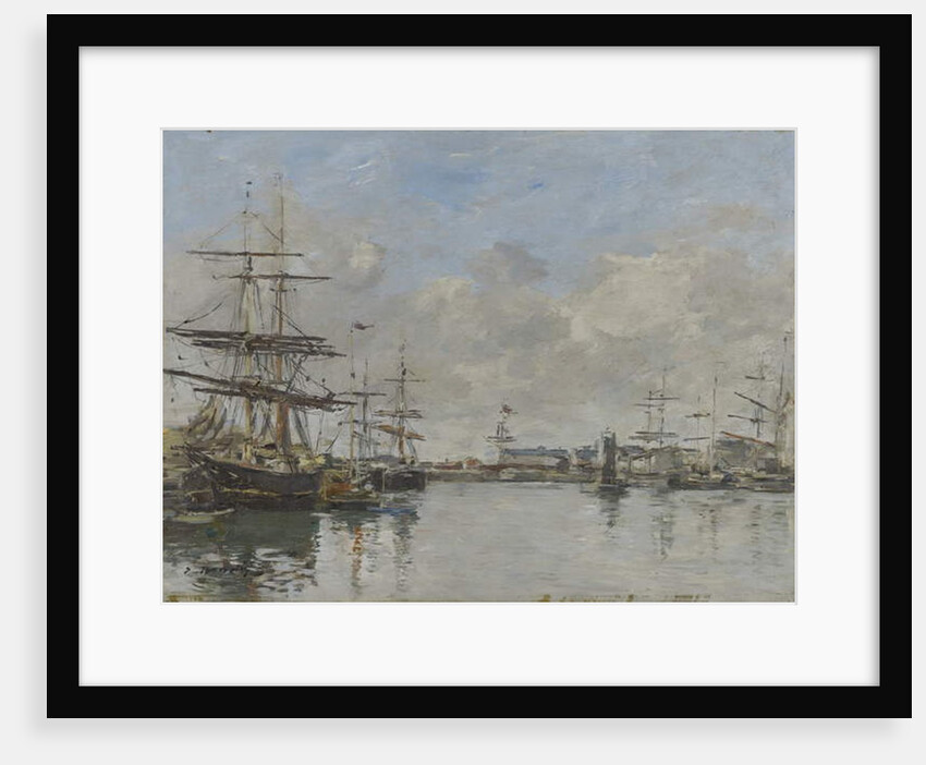 The Harbor of Le Havre, c.1885-90 by Eugene Louis Boudin