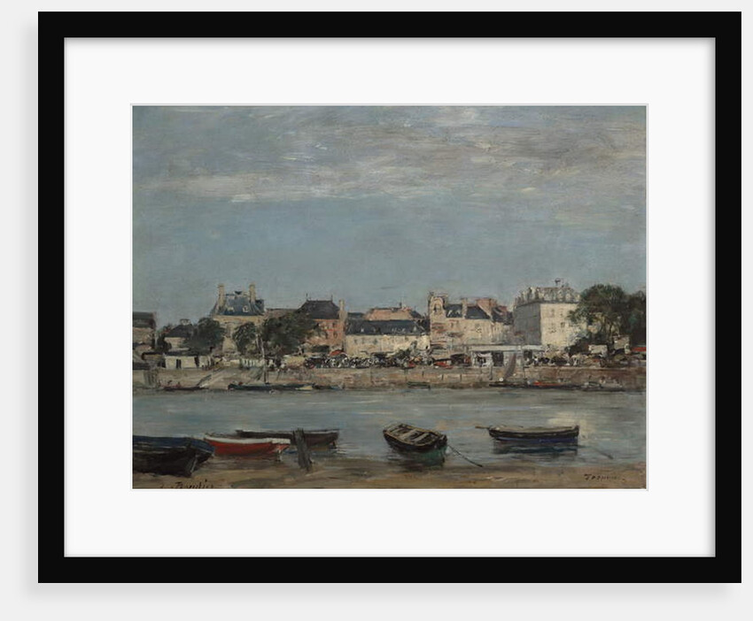 The Port of Trouville, c.1888-95 by Eugene Louis Boudin