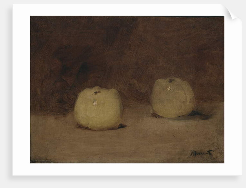 Still Life with Two Apples, c.1880 by Edouard Manet