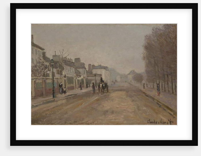 Boulevard Héloise, Argenteuil, 1872 by Claude Monet