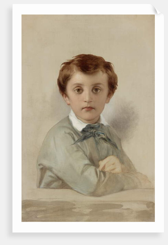 Portrait of Philippe-Grégoire Delaroche, the Artist’s Younger Son, 1851 by Hippolyte Delaroche