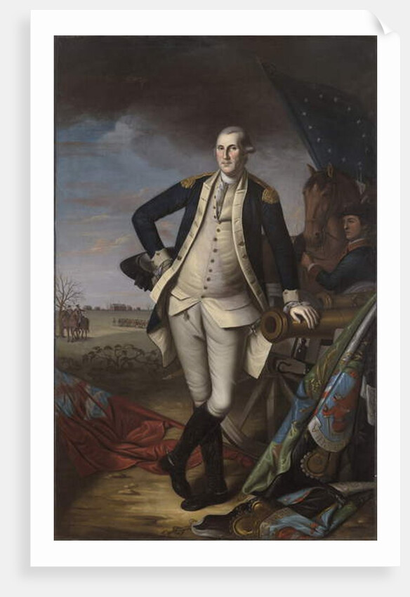 George Washington at the Battle of Princeton, 1781 by Charles Willson Peale
