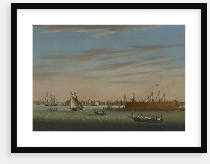 View of Charleston from the Harbor, 1831 by Samuel Barnard