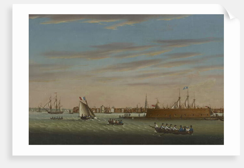 View of Charleston from the Harbor, 1831 by Samuel Barnard