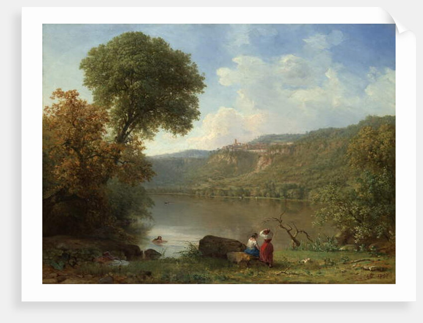 Lake Nemi, 1857 by George Snr. Inness