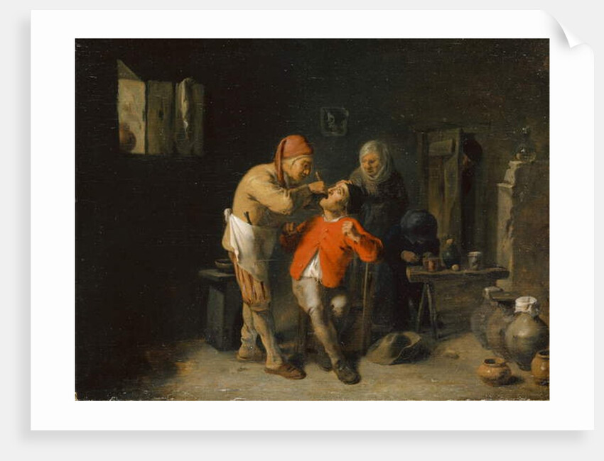 At the Dentist, 1625-38 by Adriaen Brouwer