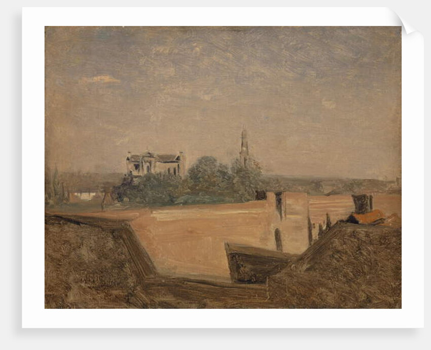The Ramparts of Arras, 1852 by Jean Baptiste Camille Corot