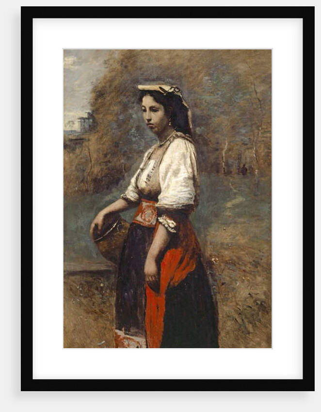Italian Woman at the Well, 1865-70 by Jean Baptiste Camille Corot