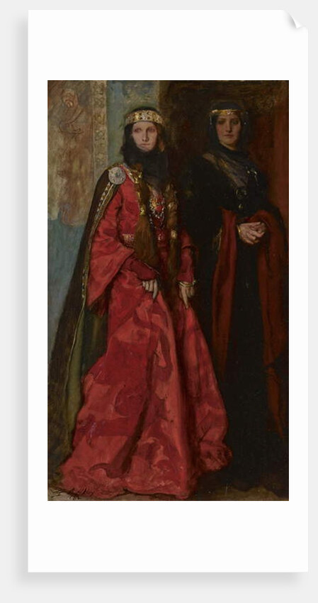 Goneril and Regan in King Lear Act I Scene I, 1902 by Edwin Austin Abbey