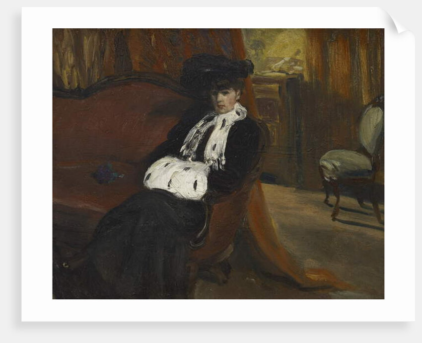 The Ermine Muff, c.1903 by William James Glackens