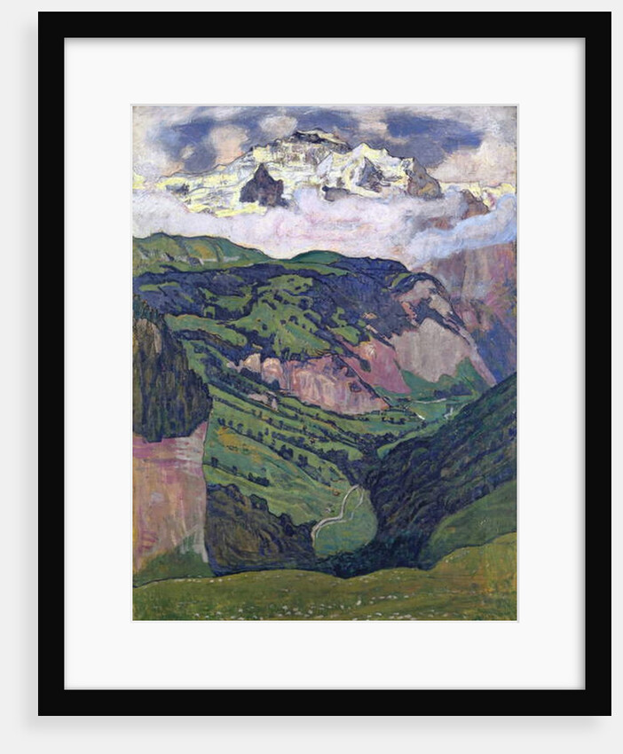 The Jungfrau seen from Isenfluh, 1902 by Ferdinand Hodler