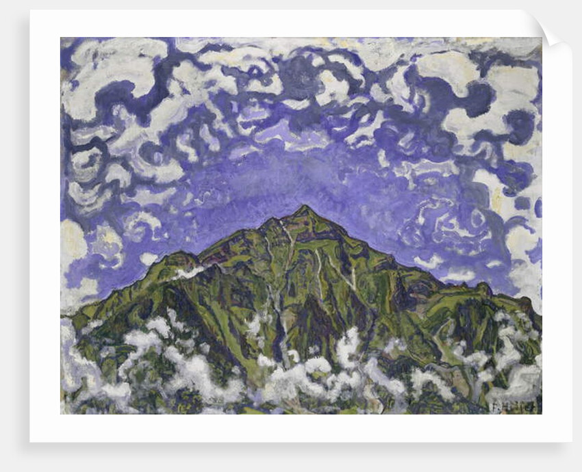 Mount Niesen seen from Heustrich, 1910 by Ferdinand Hodler