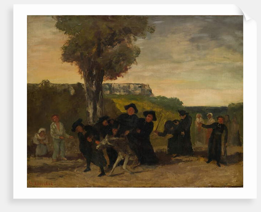 The Return from the Meeting, 1863 by Gustave Courbet