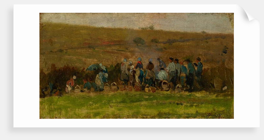 Farmers Harvesting Potatoes by Charles Francois Daubigny