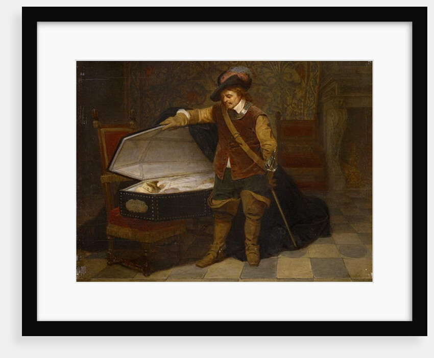 Cromwell and Charles I, after 1831 by Hippolyte Delaroche