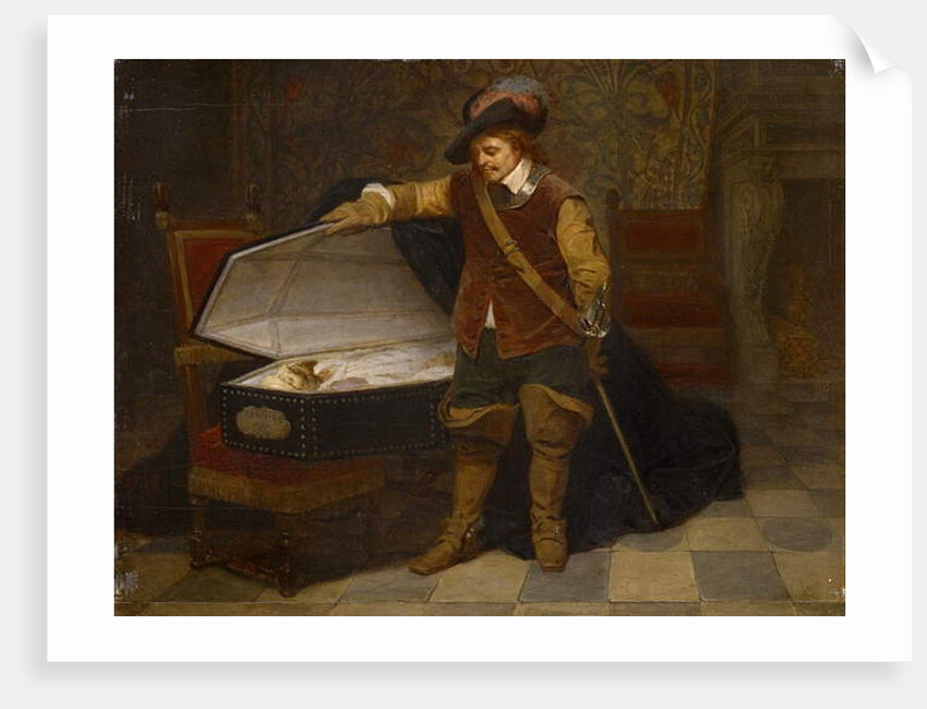 Cromwell and Charles I, after 1831 by Hippolyte Delaroche