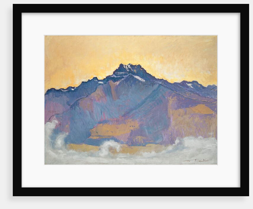 The Dents du Midi seen from Chesières, 1912 by Ferdinand Hodler