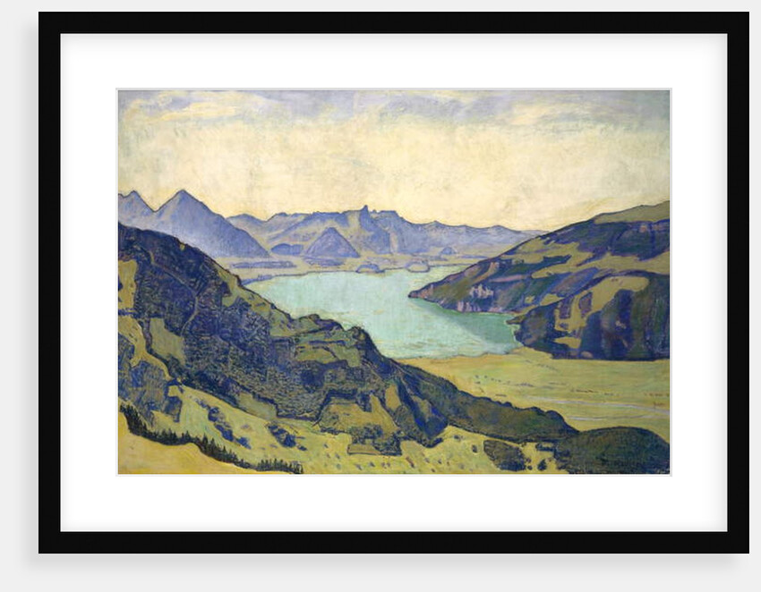 View of the Lake of Thun from Breitlauenen, 1906 by Ferdinand Hodler