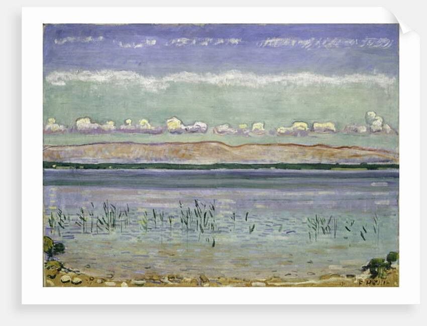 Lake Geneva with Jura Hills, 1911 by Ferdinand Hodler