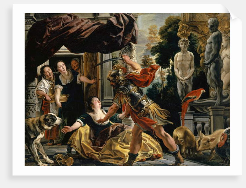 Ulysses threatening Circe, c.1630-35 by Jacob Jordaens