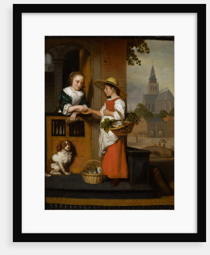 Vegetable Seller, c.1650 by Nicolaes Maes