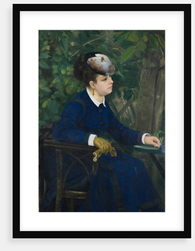 Woman in a Garden, 1868 by Pierre Auguste Renoir