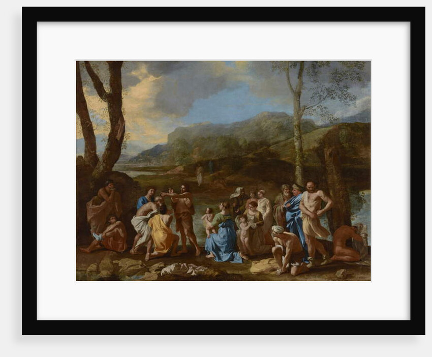 Saint John Baptizing in the River Jordan, c.1630 by Nicolas Poussin