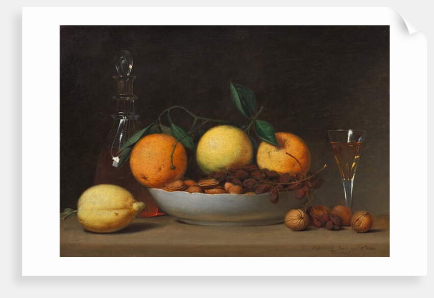 A Dessert, 1814 by Raphaelle Peale